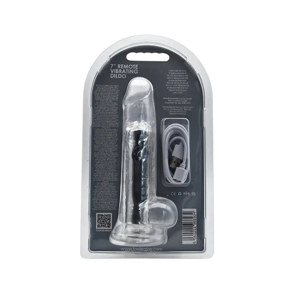 Loving Joy 7 Inch Remote Vibrating Dildo - Fast Shipping - United Kingdom Stoke-on-trent