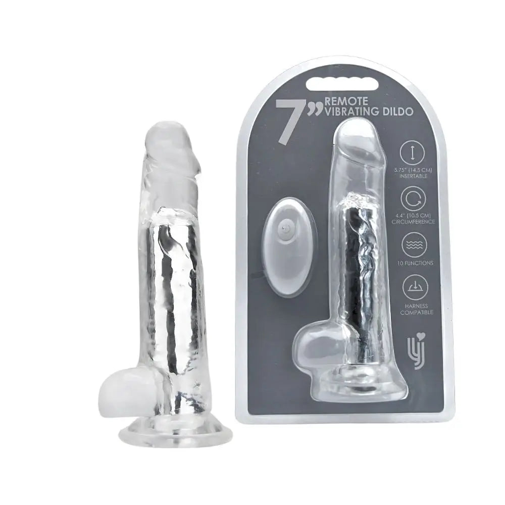 Loving Joy 7 Inch Remote Vibrating Dildo - Fast Shipping - United Kingdom Stoke-on-trent