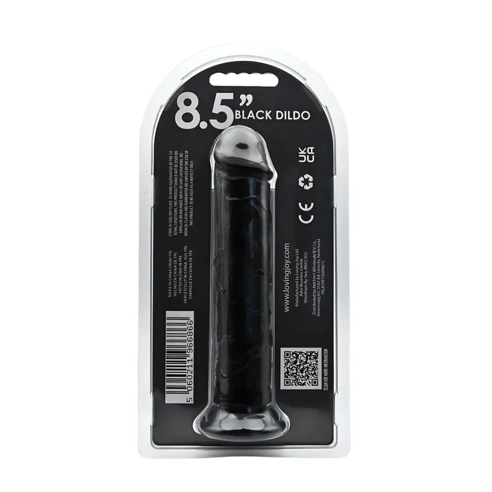 Loving Joy 8.5 Inch Suction Cup Dildo Black Fast Shipping United Kingdom Stoke on Trent