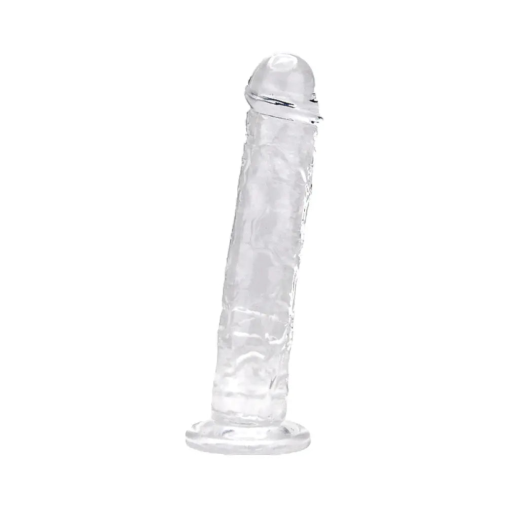Loving Joy 8.5 Inch Suction Cup Dildo Clear - Dildos - Save 25% - Fast Shipping - United Kingdom Stoke-on-trent