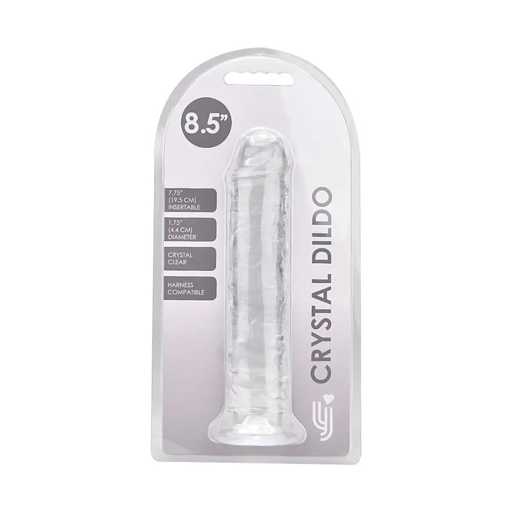 Loving Joy 8.5 Inch Suction Cup Dildo Clear - Dildos - Save 25% - Fast Shipping - United Kingdom Stoke-on-trent