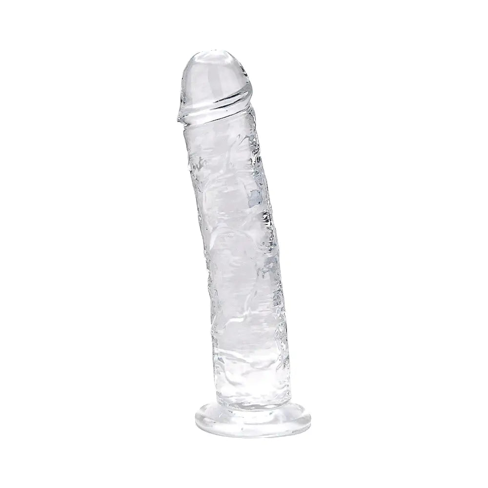 Loving Joy 8.5 Inch Suction Cup Dildo Clear - Dildos - Save 25% - Fast Shipping - United Kingdom Stoke-on-trent