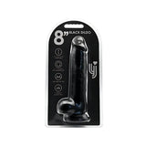 Loving Joy 8 Inch Dildo with Balls Black Fast Shipping United Kingdom Stoke on Trent