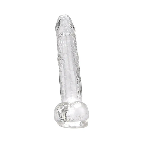 Loving Joy 8 Inch Dildo with Balls Clear - Dildos - Save 25% - Fast Shipping - United Kingdom Stoke-on-trent