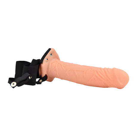 Loving Joy 8 Inch Hollow Strap on Vanilla - Ons - Save 25% - Dildo