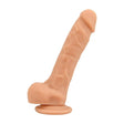 Loving Joy 8 Inch Realistic Silicone Dildo with Suction Cup and Balls Vanilla - Dildos - Save 25% - United Kingdom Stoke-on-trent