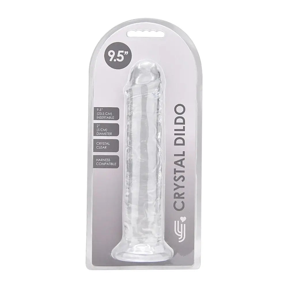 Loving Joy 9.5 Inch Suction Cup Dildo Clear - Dildos - Save 25% - Fast Shipping - United Kingdom Stoke-on-trent