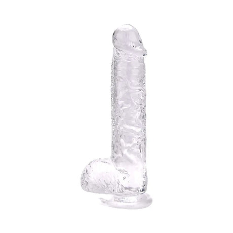Loving Joy 9 Inch Dildo with Balls Clear - Dildos - Save 25% - Fast Shipping - United Kingdom Stoke-on-trent