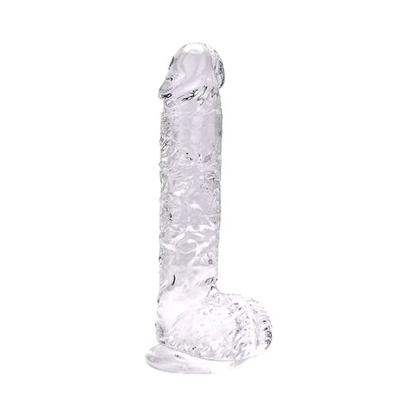 Loving Joy 9 Inch Dildo with Balls Clear - Dildos - Save 25% - Fast Shipping - United Kingdom Stoke-on-trent