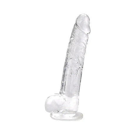 Loving Joy 9 Inch Dildo with Balls Clear - Dildos - Save 25% - Fast Shipping - United Kingdom Stoke-on-trent