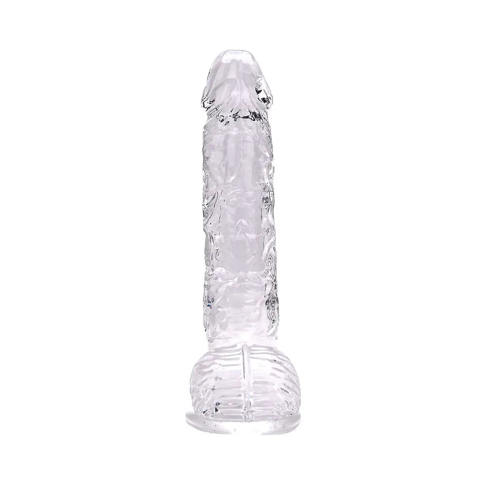 Loving Joy 9 Inch Dildo with Balls Clear - Dildos - Save 25% - Fast Shipping - United Kingdom Stoke-on-trent