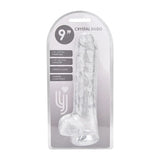 Loving Joy 9 Inch Dildo with Balls Clear - Dildos - Save 25% - Fast Shipping - United Kingdom Stoke-on-trent