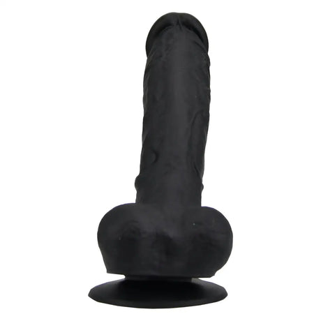 Loving Joy 9 Inch Realistic Silicone Dildo with Suction Cup and Balls Black - Dildos - Save 25% - United Kingdom Stoke-on-trent