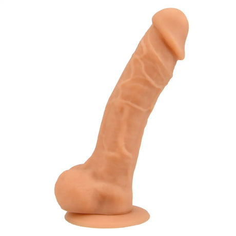 Loving Joy 9 Inch Realistic Silicone Dildo with Suction Cup and Balls Vanilla - Dildos - Save 25% - United Kingdom Stoke-on-trent