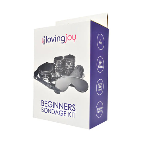 Loving Joy Beginner’s Bondage Kit Black (8 Piece) - Sex Toy Kits - Save 20% - Fast - Sale United Kingdom Stoke-on-trent