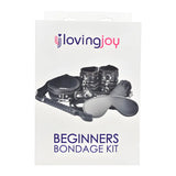 Loving Joy Beginner’s Bondage Kit Black (8 Piece) - Sex Toy Kits - Save 20% - Fast - Sale United Kingdom Stoke-on-trent