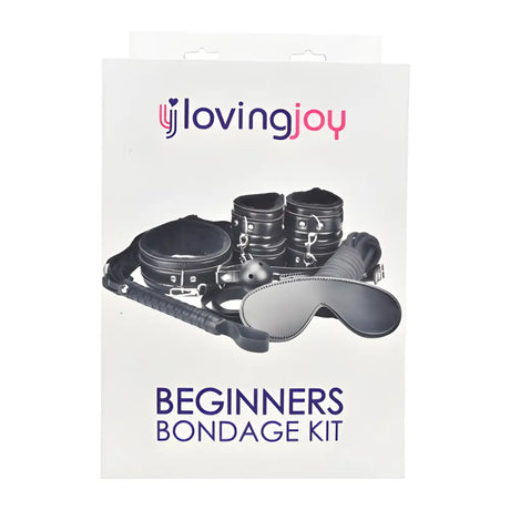 Loving Joy Beginner’s Bondage Kit Black (8 Piece) - Sex Toy Kits - Save 20% - Fast - Sale United Kingdom Stoke-on-trent