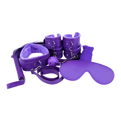 Loving Joy Beginner’s Bondage Kit Purple (8 Piece) - Restraints - Save 15% - Fast - Sale United Kingdom Stoke-on-trent