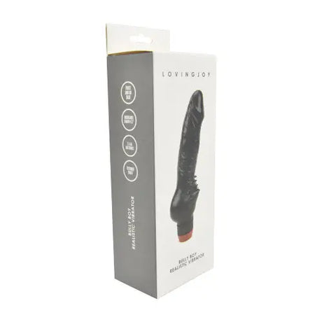 Loving Joy Bully Boy Realistic Vibrator Black - Vibrating Dildos - Save 25% - Fast Shipping - United Kingdom Stoke-on-trent