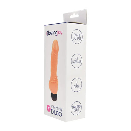 Loving Joy Bully Boy Realistic Vibrator Flesh - Vibrating Dildos - Save 25% - Fast Shipping - United Kingdom Stoke-on-trent