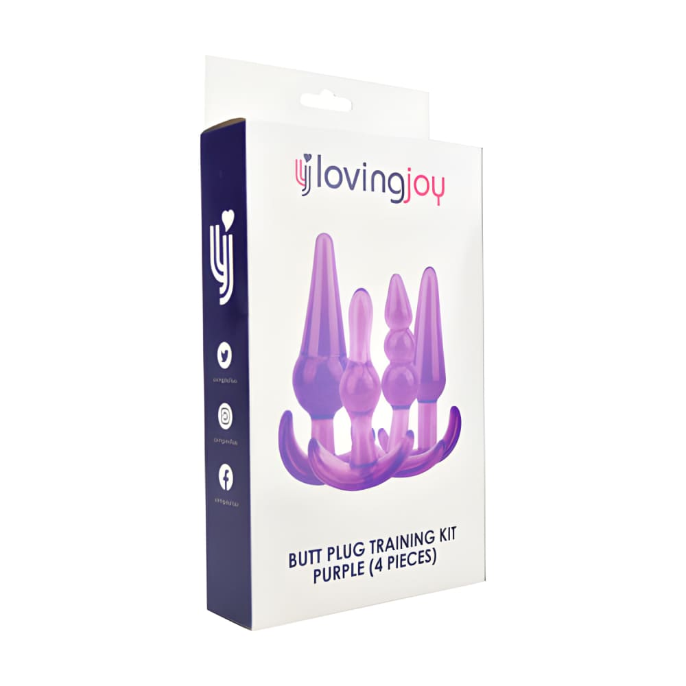 Loving Joy Butt Plug Training Kit Purple - Plugs - Save 20% - Sale