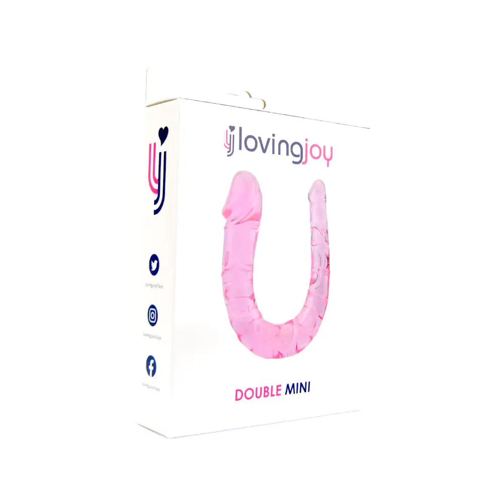 Loving Joy Double Mini Dildo Pink - Ended Dildos - Save 25% - Fast Shipping - United Kingdom Stoke-on-trent