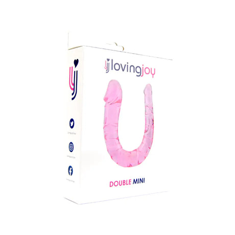 Loving Joy Double Mini Dildo Pink - Ended Dildos - Save 25% - Fast Shipping - United Kingdom Stoke-on-trent