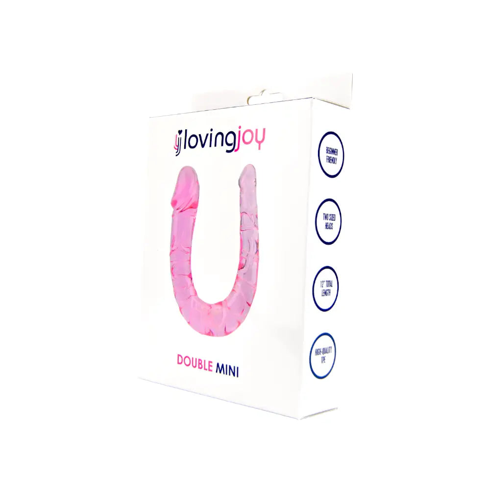 Loving Joy Double Mini Dildo Pink - Ended Dildos - Save 25% - Fast Shipping - United Kingdom Stoke-on-trent