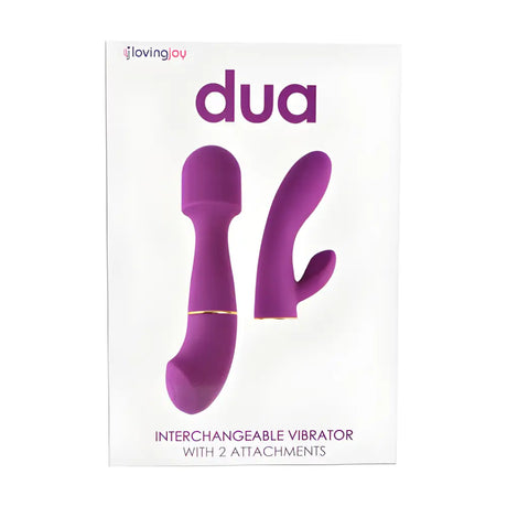 Loving Joy Dua Interchangeable Vibrator with 2 Attachments - Rabbit Vibrators - Save 30% - Dua - Fast - United Kingdom Stoke-on-trent