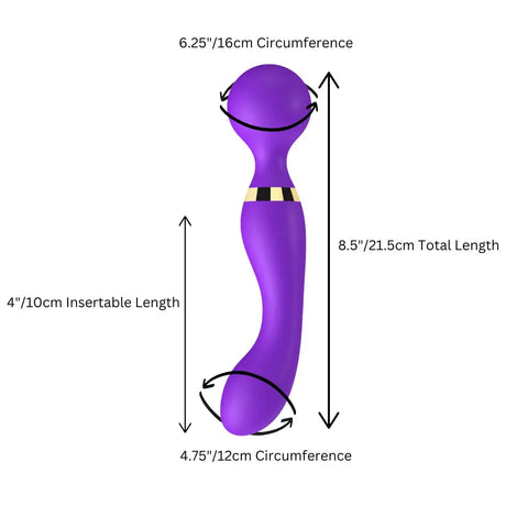 Loving Joy Dual Ended Wand Vibrator Fast Shipping United Kingdom Stoke on Trent
