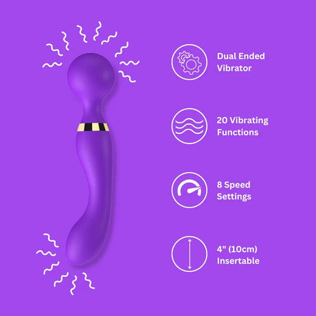 Loving Joy Dual Ended Wand Vibrator Fast Shipping United Kingdom Stoke on Trent