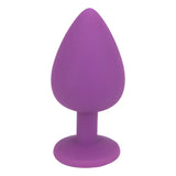 Loving Joy Jewelled Silicone Butt Plug Purple -large - Plugs - Save 20% - -large - Sale United Kingdom Stoke-on-trent