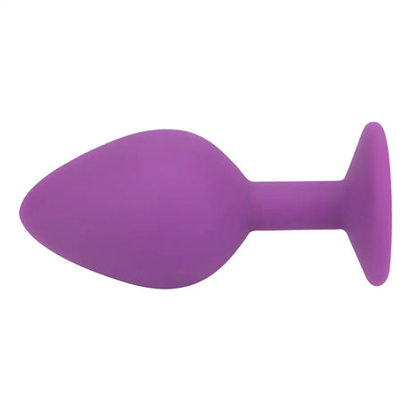 Loving Joy Jewelled Silicone Butt Plug Purple - Medium - Plugs - Save 15% - Sale United Kingdom Stoke-on-trent