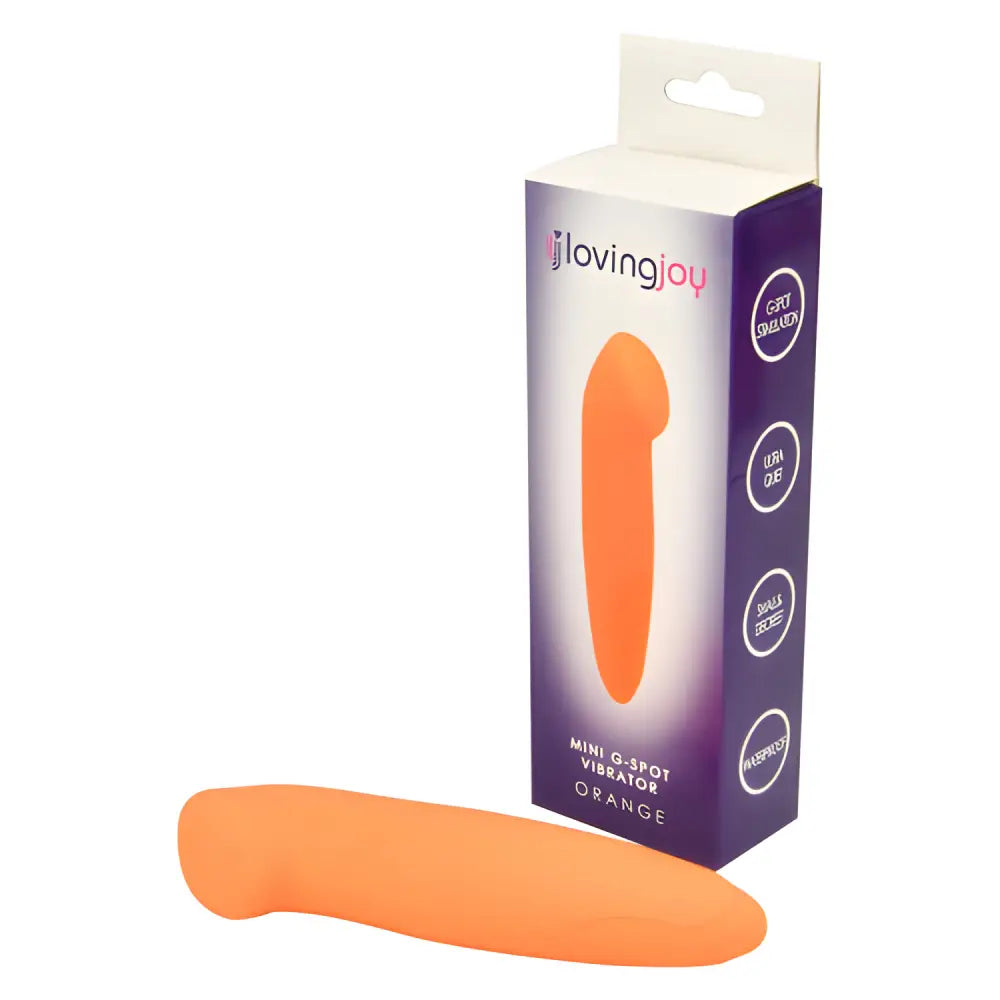 Loving Joy Mini G-spot Vibrator Orange - Vibrators - Save 25% - G-spot - Fast Shipping - Sale United Kingdom Stoke-on-trent