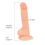Loving Joy Realistic Dildo with Balls and Suction Cup 6 Inch - Dildos - Save 25% - Inch - Fast - United Kingdom Stoke-on-trent