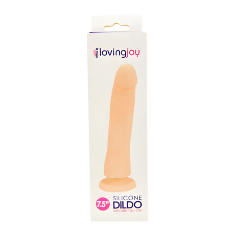 Loving Joy Realistic Silicone 7.5 Inch Strap-on Dildo - Strap on Dildos - Save 30% - Strap-on - Fast Shipping - United Kingdom