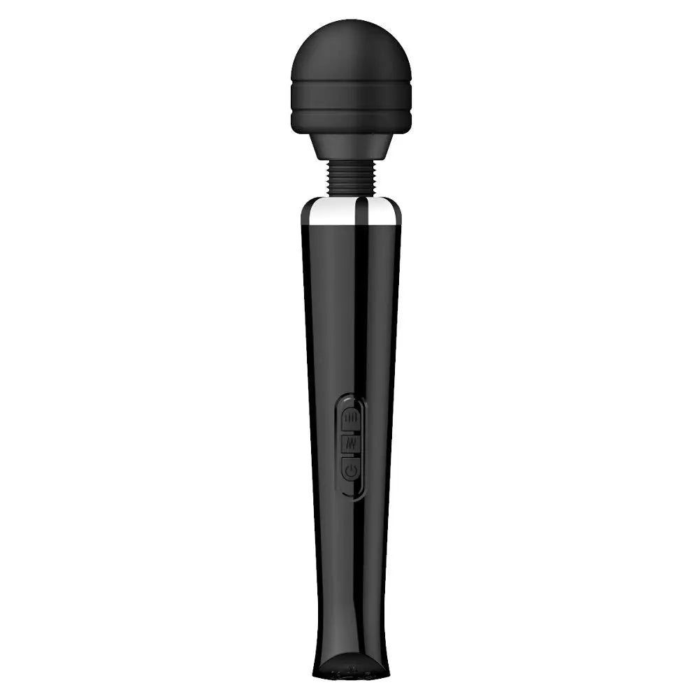 Loving Joy Rechargeable Magic Wand Vibrator Black Fast Shipping United Kingdom Stoke on Trent