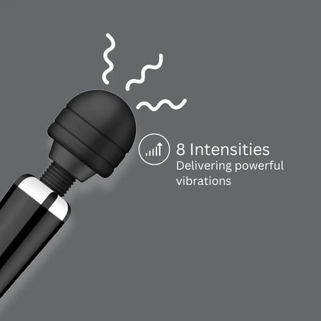 Loving Joy Rechargeable Magic Wand Vibrator Black Fast Shipping United Kingdom Stoke on Trent