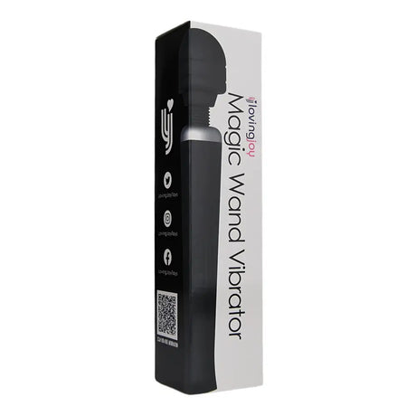 Loving Joy Rechargeable Magic Wand Vibrator Black Fast Shipping United Kingdom Stoke on Trent