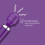 Loving Joy Rechargeable Magic Wand Vibrator Purple Fast Shipping United Kingdom Stoke on Trent