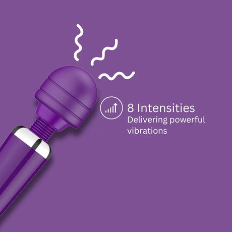 Loving Joy Rechargeable Magic Wand Vibrator Purple Fast Shipping United Kingdom Stoke on Trent