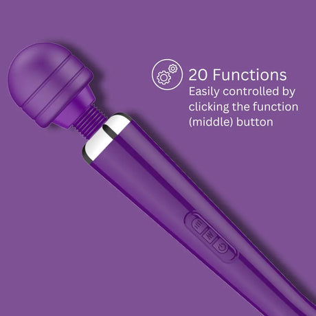 Loving Joy Rechargeable Magic Wand Vibrator Purple Fast Shipping United Kingdom Stoke on Trent