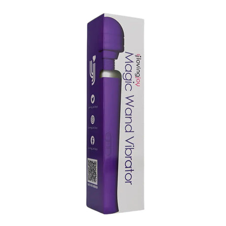 Loving Joy Rechargeable Magic Wand Vibrator Purple Fast Shipping United Kingdom Stoke on Trent