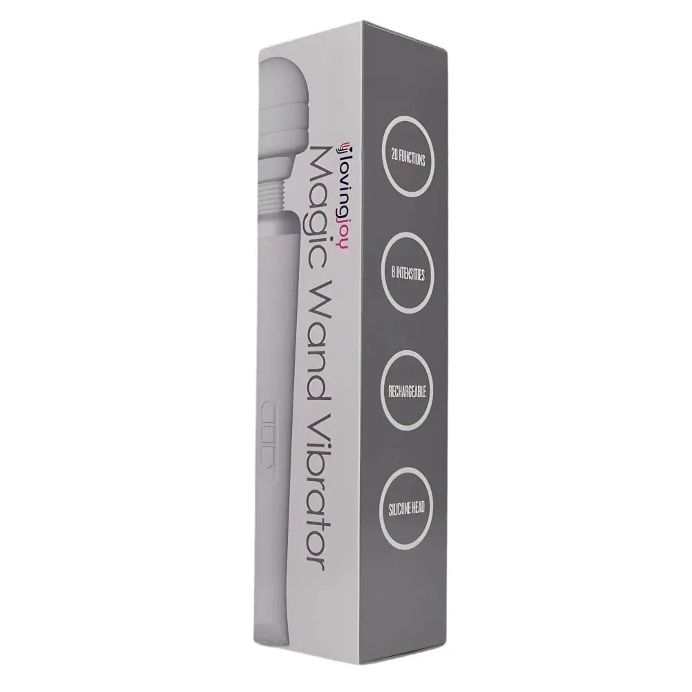 Loving Joy Rechargeable Magic Wand Vibrator White Fast Shipping United Kingdom Stoke on Trent