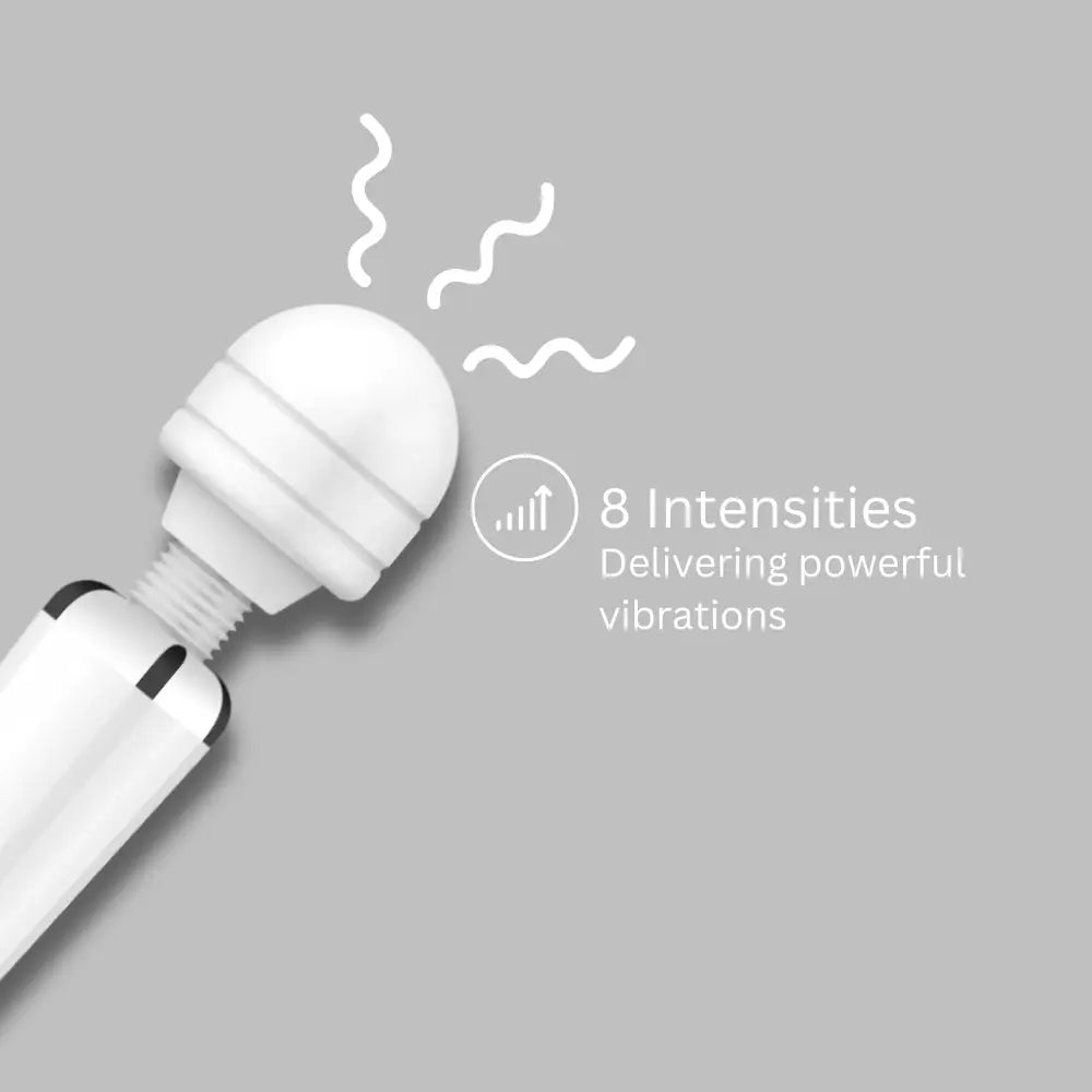 Loving Joy Rechargeable Magic Wand Vibrator White Fast Shipping United Kingdom Stoke on Trent