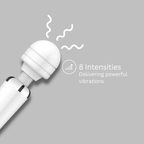 Loving Joy Rechargeable Magic Wand Vibrator White Fast Shipping United Kingdom Stoke on Trent