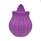 Loving Joy Rose Licking Clitoral Vibrator Purple - Vibrators - Save 20%