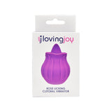 Loving Joy Rose Licking Clitoral Vibrator Purple - Vibrators - Save 20%