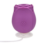 Loving Joy Rose Toy Clitoral Suction Vibrator Purple - Vibrators - Save 20%