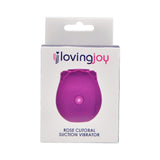 Loving Joy Rose Toy Clitoral Suction Vibrator Purple - Vibrators - Save 20%